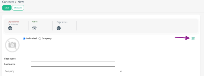 CloudOffix - QR Scanning of Business Cards in Contact Forms CloudOffix - QR Scanning of Business Cards in Contact Forms