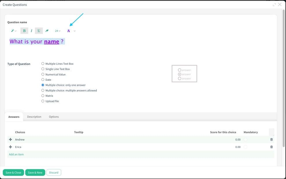 CloudOffix - Custom Styling for Survey