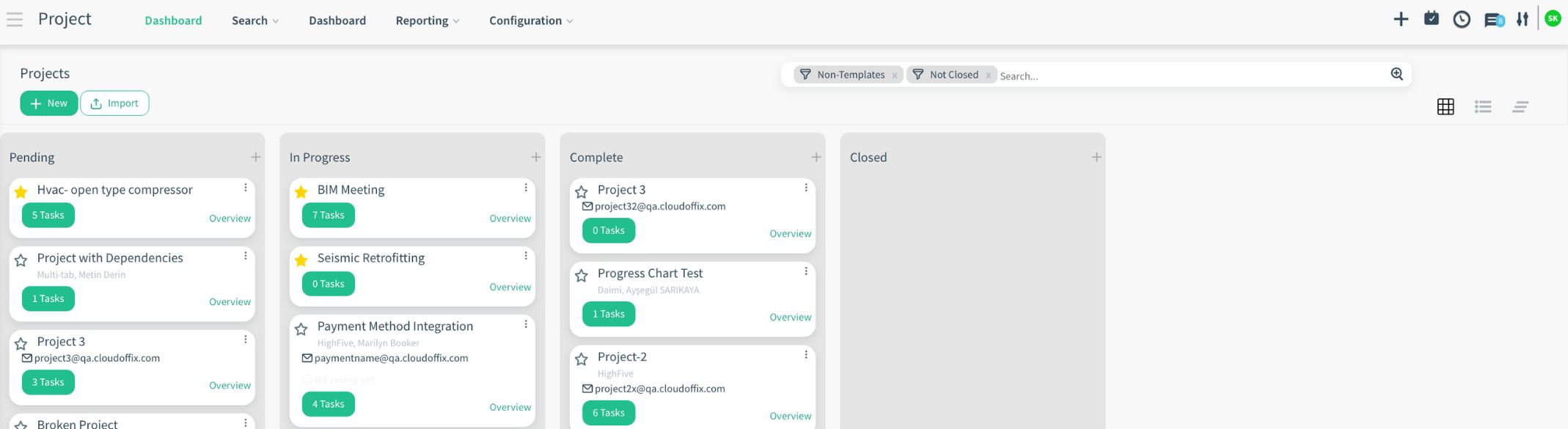 CloudOffix Project Management