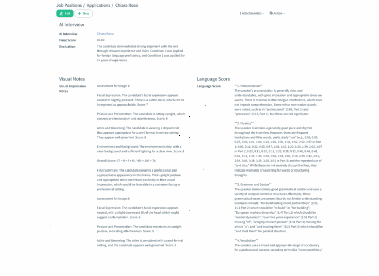 Text and image block