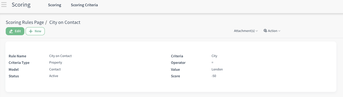 Scoring Example 1