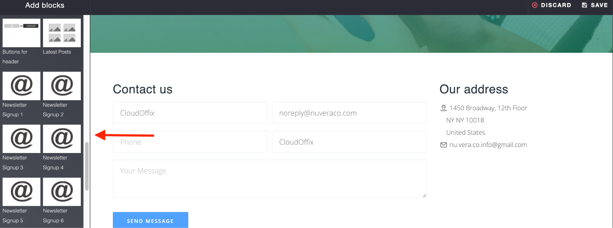 Email Marketing Settings