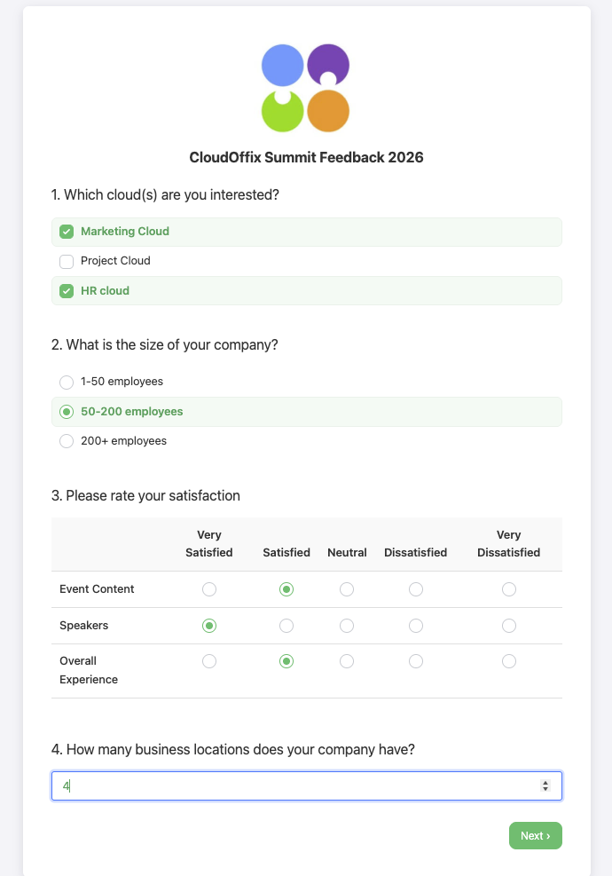 Example Survey Flow 2