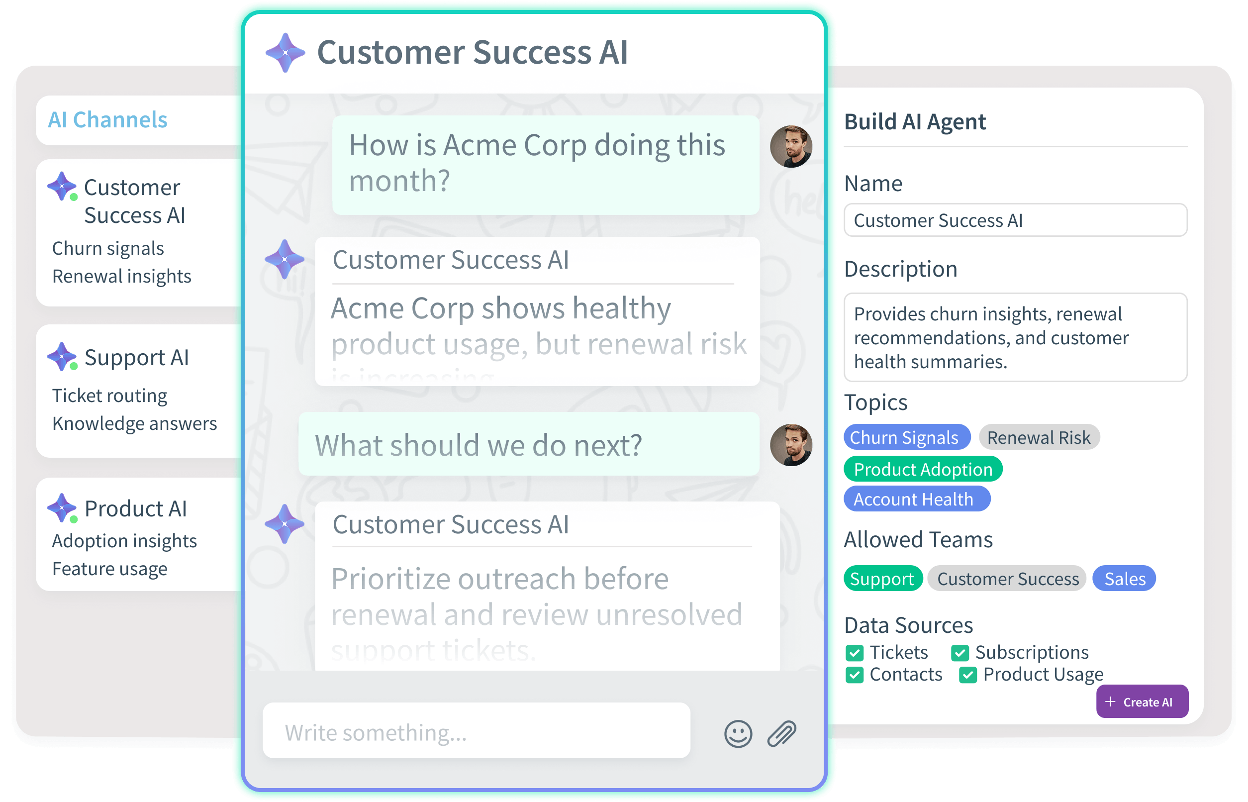 Build AI Interface