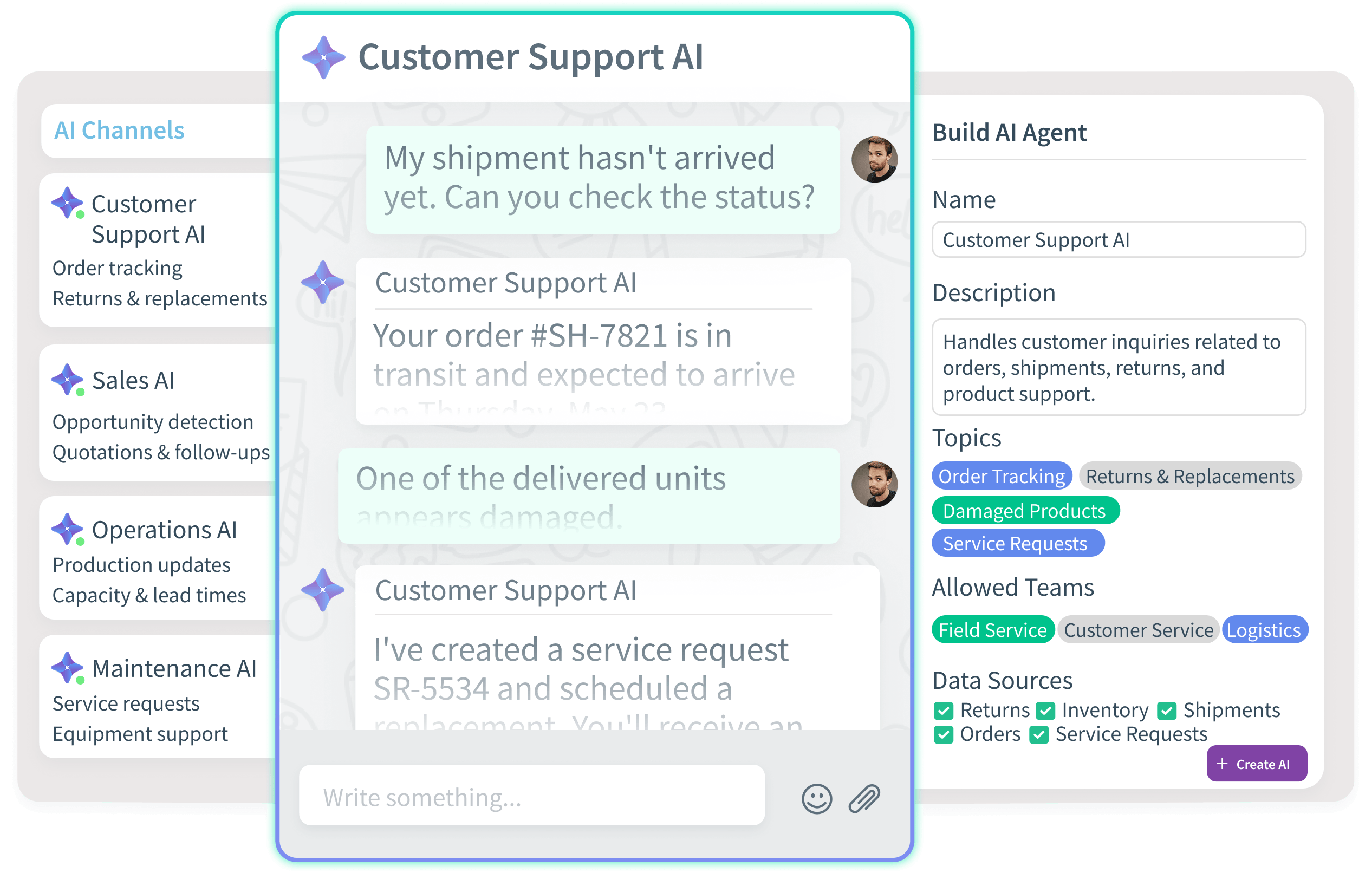 Build AI Interface