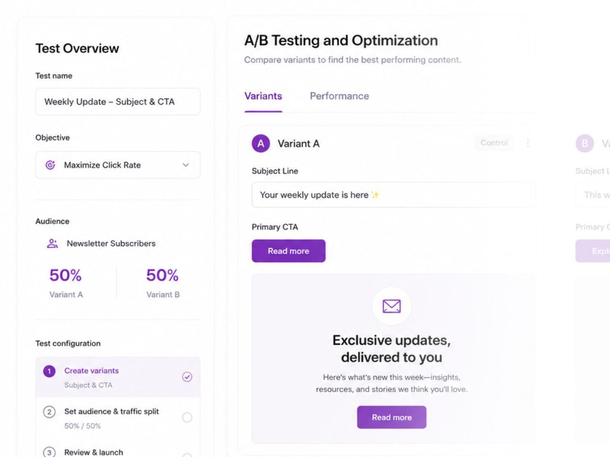 A/B Testing and Optimization