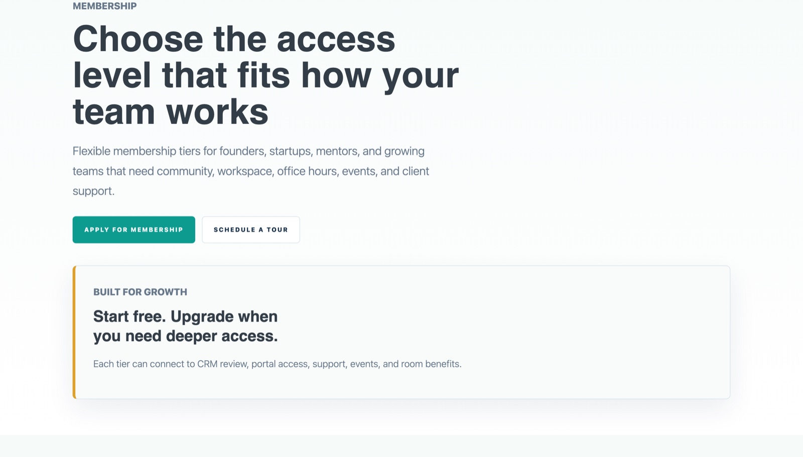 Benefits by category