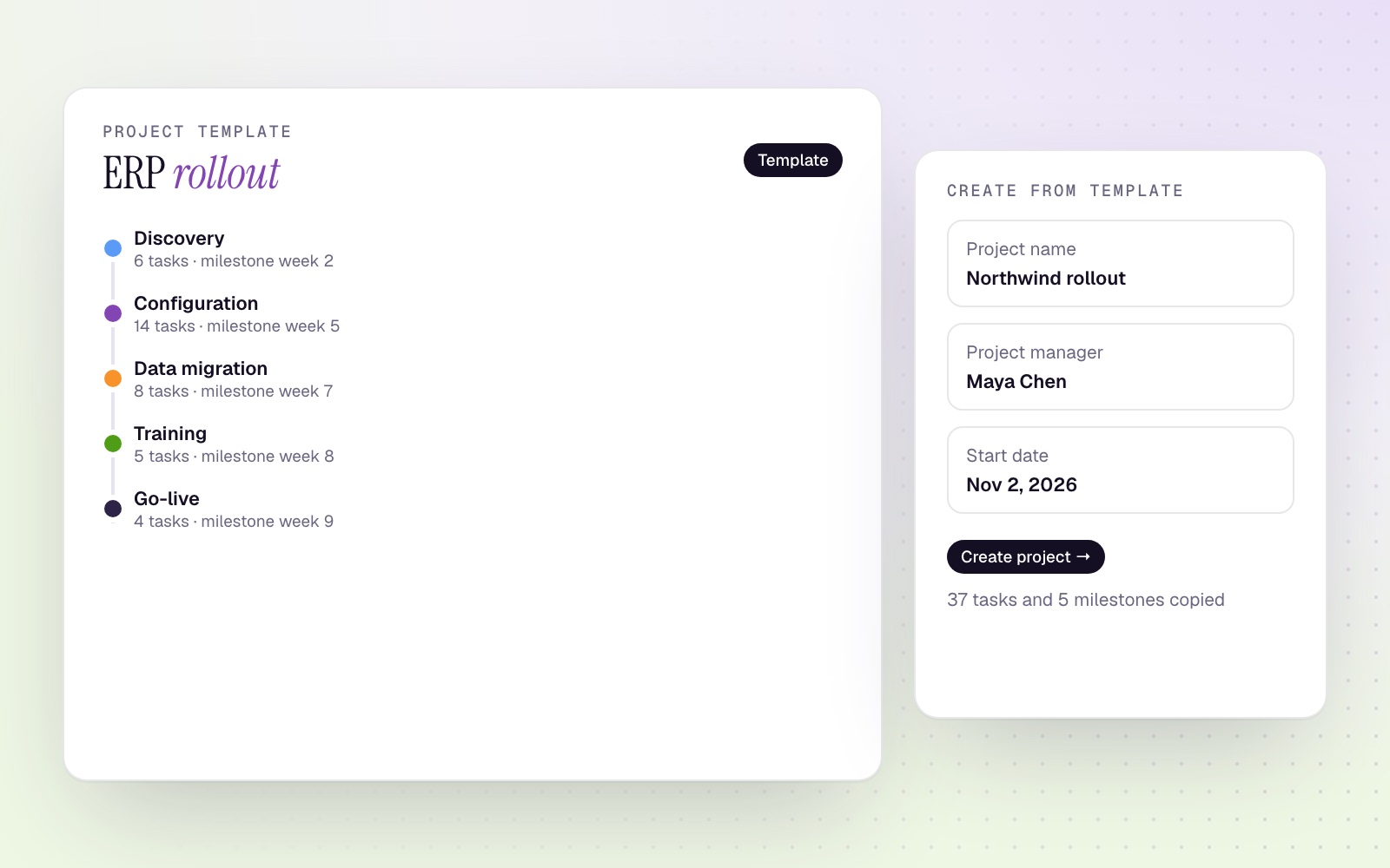 Start every project from what already works.